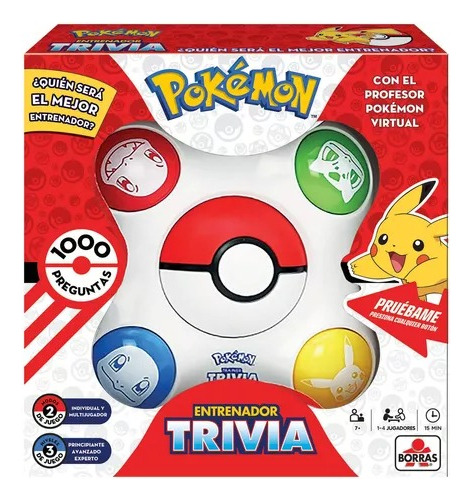 Juego Electronico Pokemon Entrenador Trivia - Zanzoon - Dgl