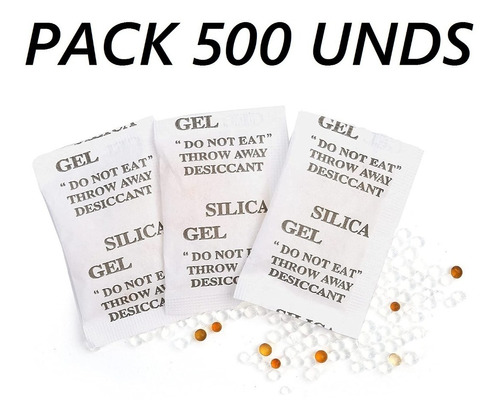 Gel Silica Pack De 500 Unds De 1 Gr