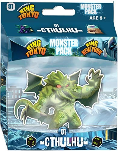 Paquete De Juego Iello King Of Tokyo Cthulhu Monster