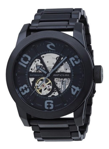Relogio De Pulso Ripcurl R1 Auto - Aço Preto