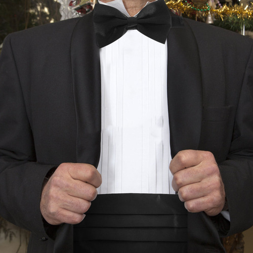 Pañuelo Cummerbund De Satén Para Hombre, 3 Unidades, Color N