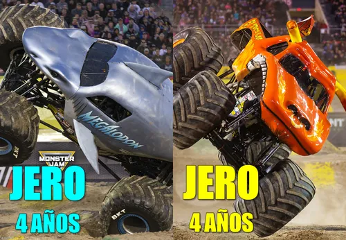 2 Libros Para Colorear Personalizado Monster Jam Megalodon