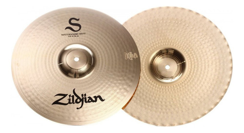 Platillos Hi-hats Mastersound 14 S14mpr Zildjian Color Dorado