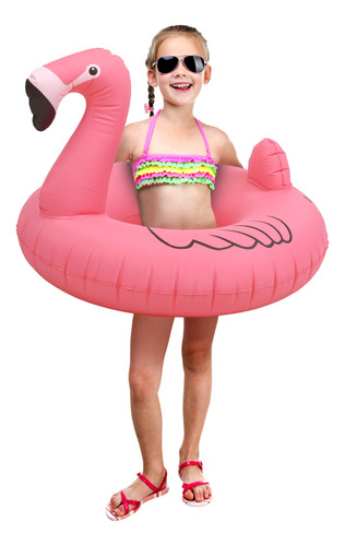 Gofloats Flamingo Jr - Flotador De Piscina Para Fiestas, Ele