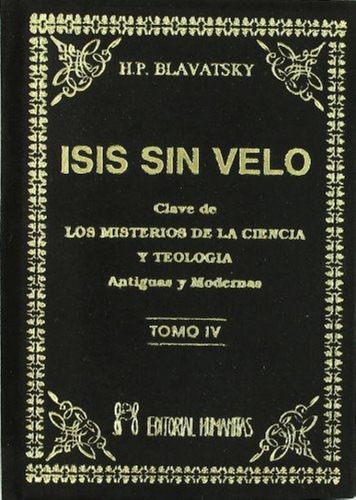 Isis Sin Velo Tomo Iv