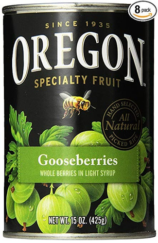 Oregon De Frutas Grosellas, Jarabe Ligero, 15 Oz (paquete De