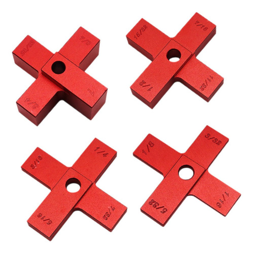 Juego De Bloques Patrón De 4 Piezas, Herramientas De