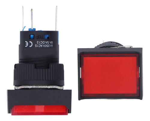 Pulsador Momentáneo Rectangular De 12 V Con Cierre Automátic