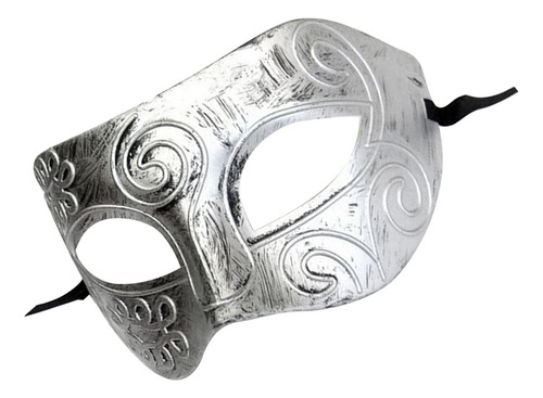 Navidad Mascarilla Plateada Con Máscara De Luchador Romano