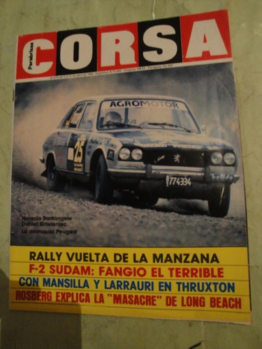 Corsa 879 Formula 2 Jim Clark Rally Mc Laren Niki Lauda Aca