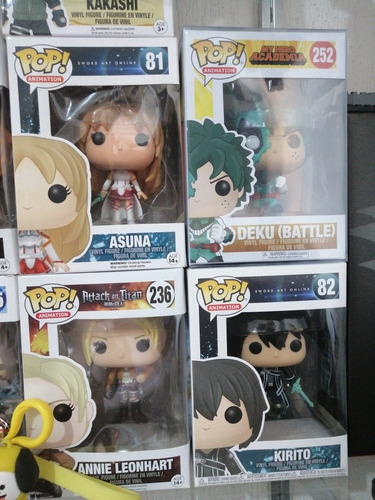 Funko Pop Asuna Mas Kirito Buen Estado Colecciónables