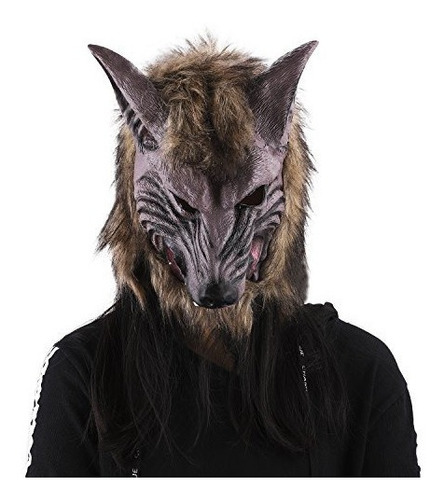 Máscara De Lobo Para Fiesta De Disfraces De Halloween
