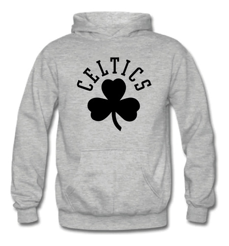 Polerón Estampado Celtics, Logo, Basquet, Nba, Argamodas