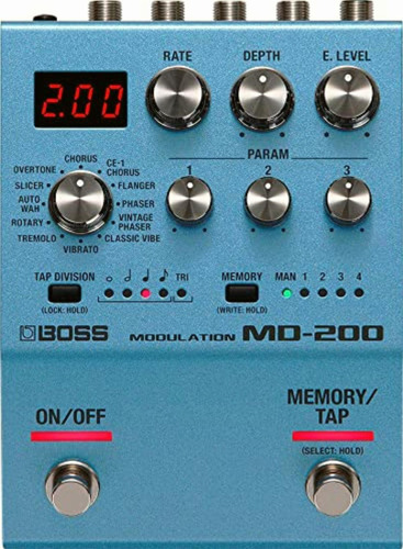 Boss Md-200 Pedal, Compact, Azul