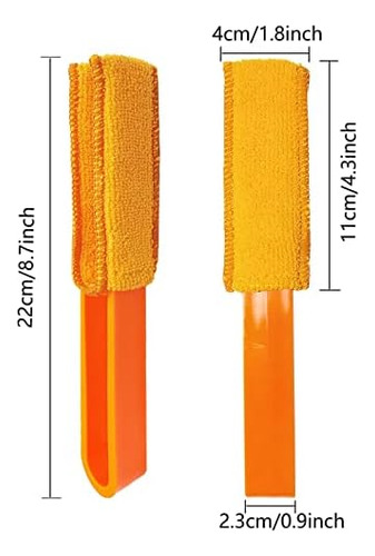 Paquete De 4 Plumeros Para Persianas, Con 4 Fundas De Microf