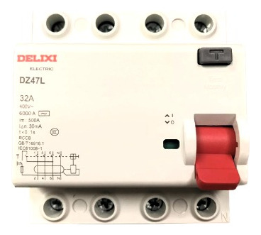 Disyuntor Delixi / Schneider 4p 32amp 30ma