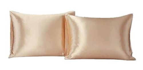 Unihome 2pc New Queen-standard Silk Y Satin Funda De Almohad