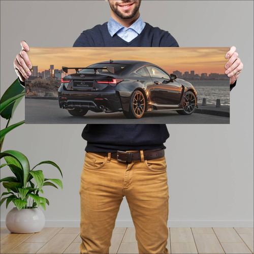 Cuadro 30x80cm Auto 2019 Lexus Rc F Track Editio 624