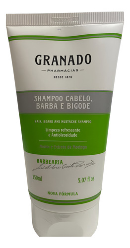 Kit Espuma De Barbear +shampoo Barba Cabelo E Bigode 150 Ml