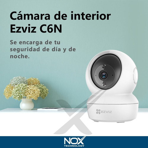 Imagen 2 de 10 de Kit 2 Camara Seguridad Ip Wifi Casa Hikvision Ezviz C6n