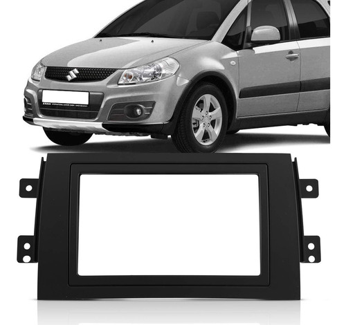 Moldura Dvd 2 Din Sx4 2009 2010 2011 2012 2013 2014