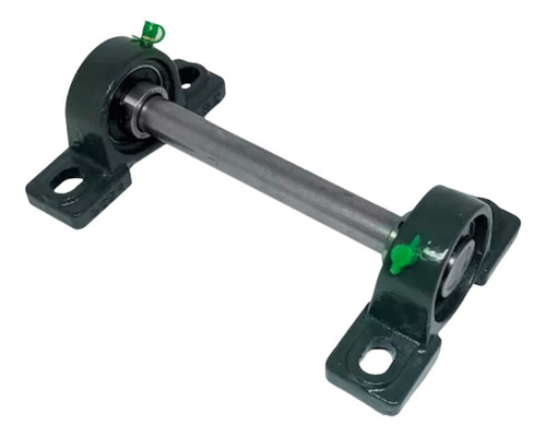 02 Mancal Pedestal Com Rolamento Ucp208 + Eixo 40mm X 500mm