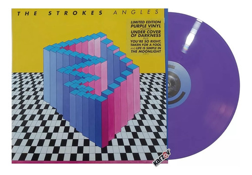 The Strokes Angles Purple Morado Lp Vinyl Versión Del Álbum Edición Limitada