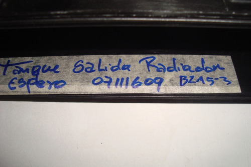 Tanque Radiador Salida Espero