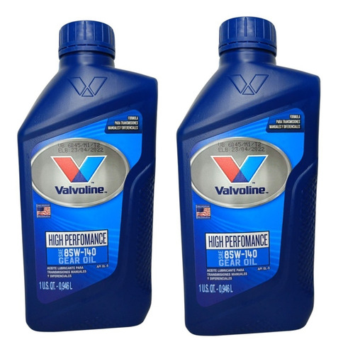 Aceite Para Transmisiones 85w-140 Hp Valvoline 946ml