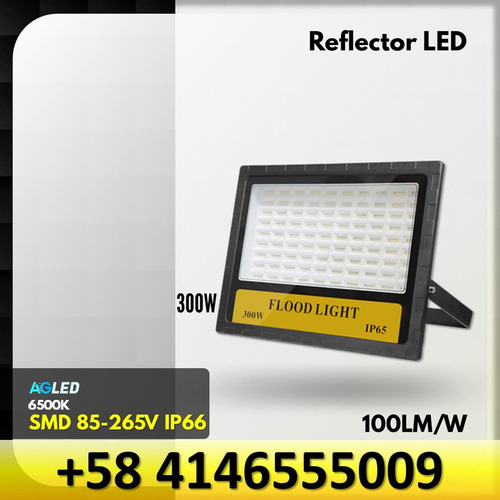 Reflector Led Smd 300w 6000k 85-265v Ip66 100lmw