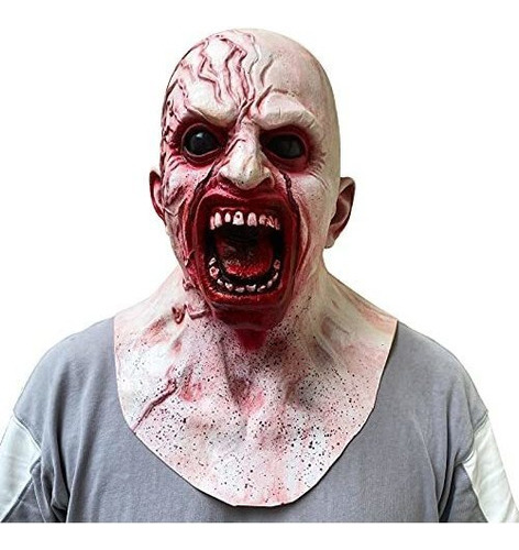 Máscara Para Adultos Infectados Halloween Horror Zombie Blo