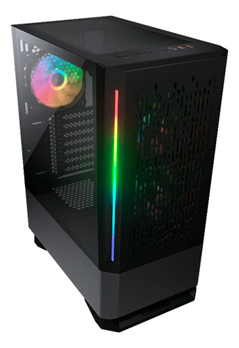 Gabinete Cougar Air Rgb Mx430 Black Color Negro