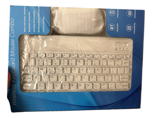 Teclado Y Mouse Nuevo Bluetooth Para Tablet O Computador 