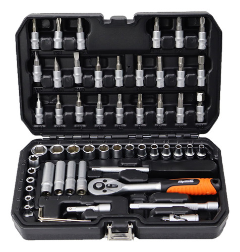 Kit Jogo De Soquetes Encaixe 1/4 Sextavado Com Bolsa Mtx