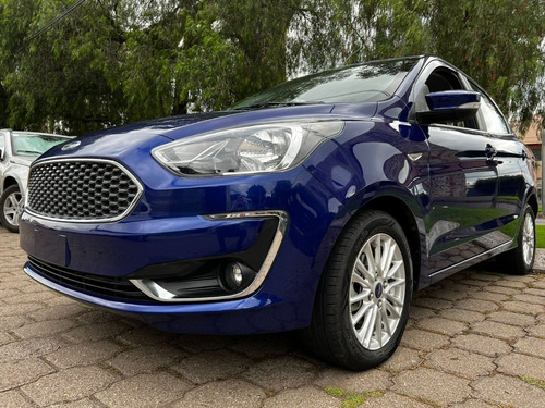 Imagen 5 de 15 de Ford Figo Titanium 3 Cilindros 2020 Automático Azul Dakkar