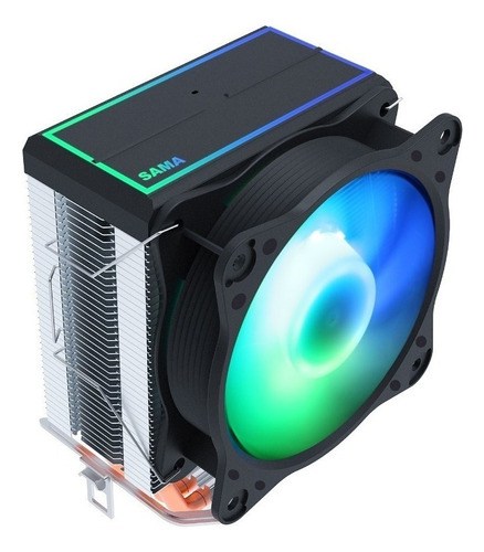 Enfriador De Aire Sama Cpu Ka450 Negro Rgb 4 Tubos De Cobre