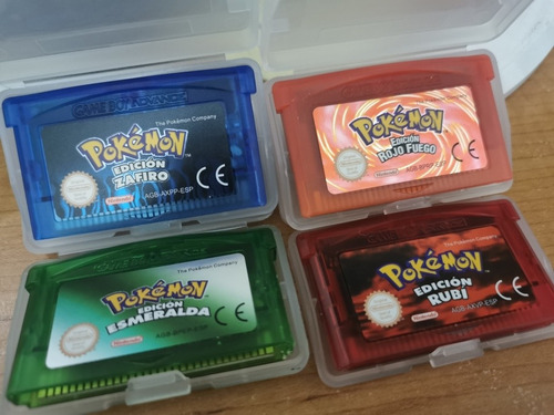 Pokémon Zafiro, Rojo Fuego, Esmeralda, Rubi Español Gameboy (Usado)