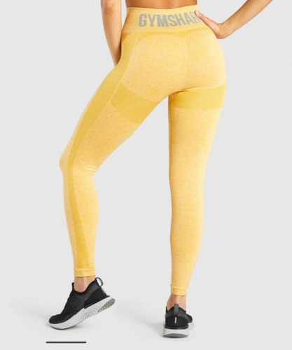 Gymshark Flex High Waisted Leggings - Yellow Marl