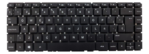 Teclado Para Hp 14-ac 14-ac000 14-ac001la 14-ac002la Nuevo Negro Español