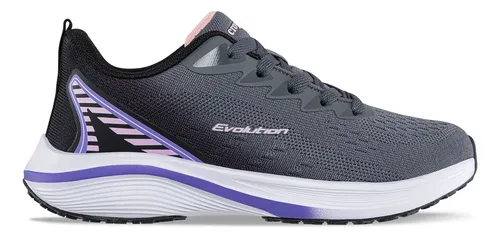 Tenis Running Plump Gris Osc Para Mujer Croydon