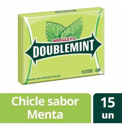 Caja 15 Chicles Wrigleys Doublemint Menta Original Importado