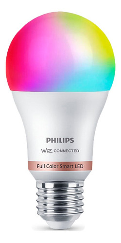 Imagen 2 de 10 de Lampara Led Inteligente Philips Wifi Smart Color E27 X3 Un
