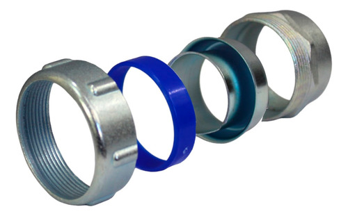 Conector Recto Para Flexible Metálico Con Pvc 20mm