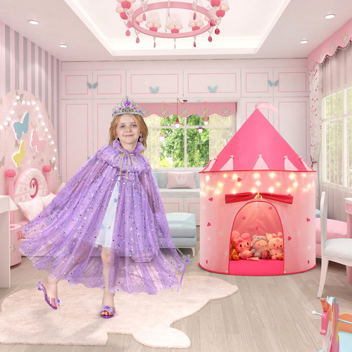 Tienda Campaña Castillo Princesa Niñas Capa Navidad