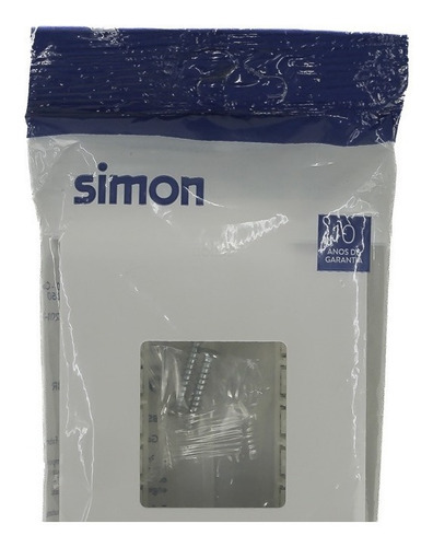Placa 4x2 2 Postos Juntos + Suporte Bc 20922-30 - Simon 20 Cor Branco
