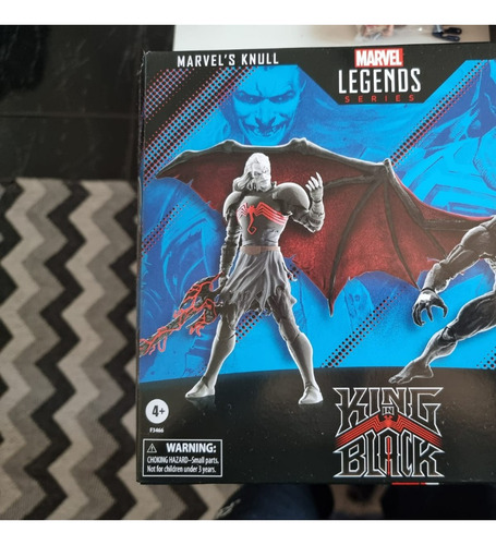 Figura Knull Deus Simbionte Necroespada Venom King In Black