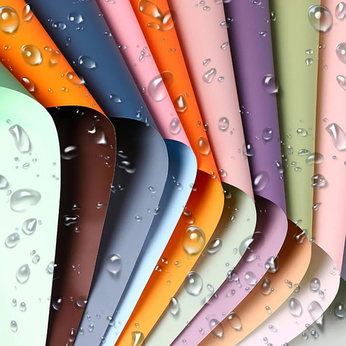 100 Hojas De Papel Coreano, Celofán, Ramas Florales, 10 Colo