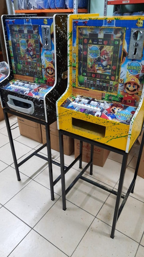 Mueble, 3 Acrílicos Y Teclado Para Máquina Arcade De Monedas