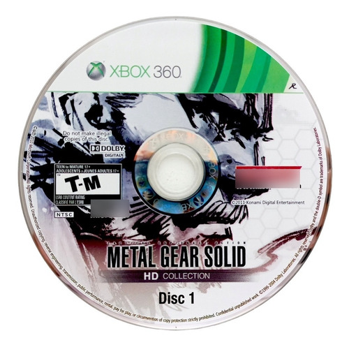 Metal Gear Solid Hd Collection Xbox 360 En Español (Reacondicionado)
