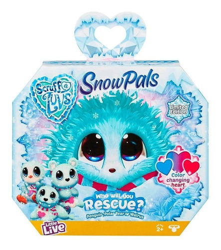 Juguete Mascota Peluche Scruff A Luvs Snowpals / Qualify